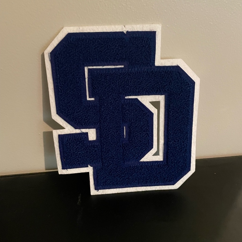 SD NEFF Blue and White‎ Letter for jacket